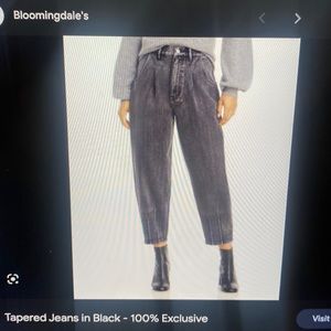 AQUA dark grey washed jeans